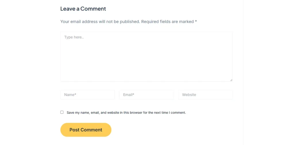 Customize WordPress Comment Fields