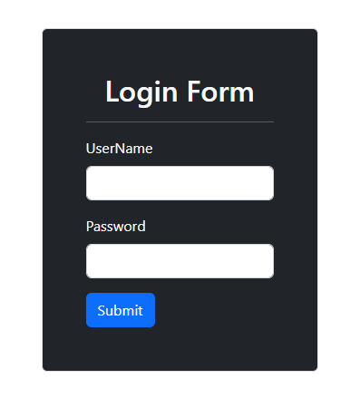 JavaScript Login Form with Signup and Logout - Login