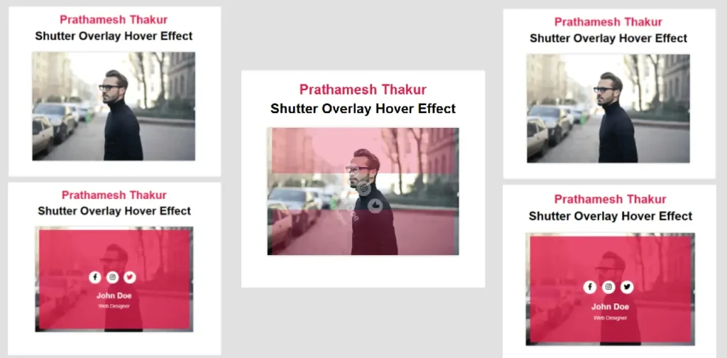 Shutter Overlay Hover Effect